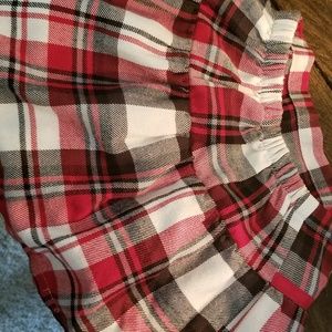 Girls plaid skirt